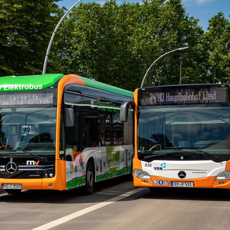 Ein Bus in Heidelberg