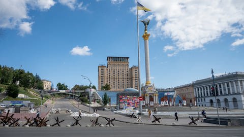 Der Maidan-Platz in der ukrainischen Hauptstadt Kiew (Foto: dpa Bildfunk, Christophe Gateau)