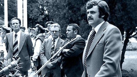 Roland Mack, Europa-Park Inhaber, bei der Eröffnung 1975. Der Freizeitpark in Rust feiert in diesem Jahr sein 50-jähriges Bestehen. (Foto: Europa-Park) Roland Mack, Europa-Park Inhaber, bei der Eröffnung 1975. Der Freizeitpark in Rust feiert in diesem Jahr sein 50-jähriges Bestehen.