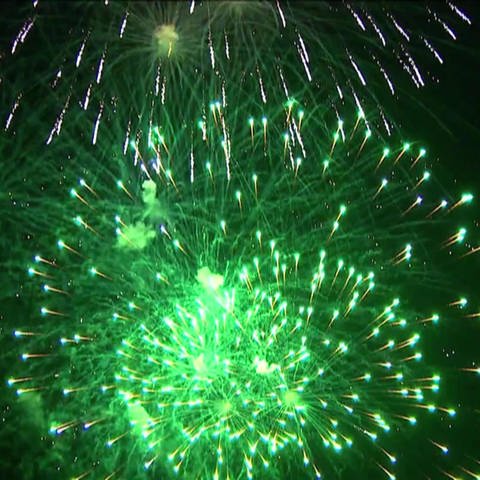 Feuerwerk auf dem Johannisfest