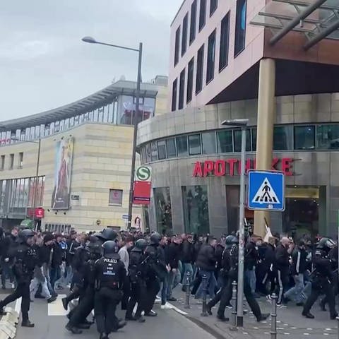 Polizeieinsatz in Mainz