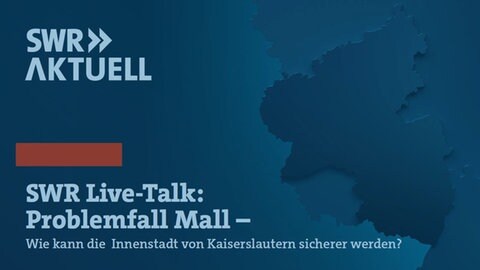 Podiumsdiskussion zum Thema Sicherheit an der Mall in Kaiserslautern (Foto: SWR) Podiumsdiskussion zum Thema Sicherheit an der Mall in Kaiserslautern