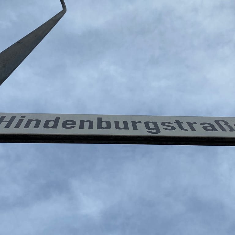 Schild der Hindenburgstraße in Landau (Foto: SWR)