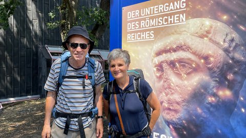 Familie Tralle aus Osnabrück ist extra wegen der Ausstellung nach Trier gekommen.  (Foto: SWR, Claudia Krell)