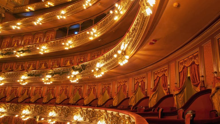 Innenraum des Teatro Colon in Buenos Aires