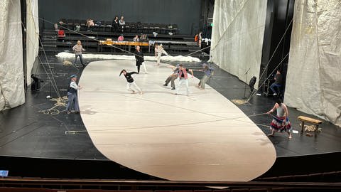 Bühnenbild zu "Moby Dick" am Pfalztheater Kaiserslautern