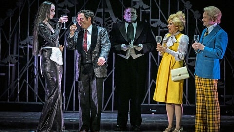 Addams Family am Staatstheater Mainz (Foto: Pressestelle, Staatstheater Mainz, Andreas Etter) Addams Family am Staatstheater Mainz