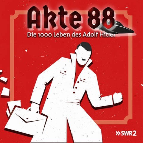 Illustration zur dritten Staffel der Serie "Akte 88 - Die 1000 Leben des Adolf Hitler"