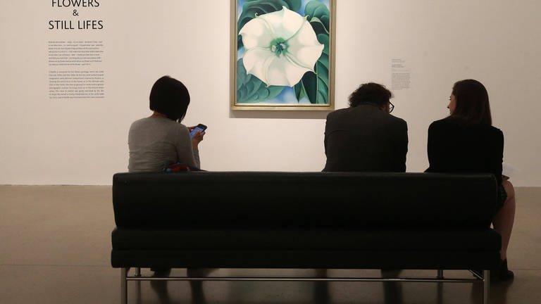 Georgia O Keeffe: Jimson WeedWhite Flower No. 1