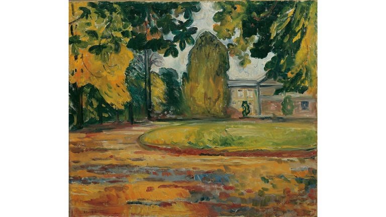 Edvard Munch, Park in Kösen, 1906 (Foto: Pressestelle, Belvedere, Wien)