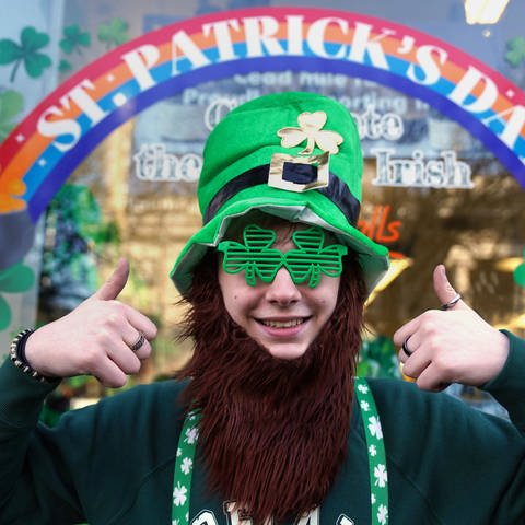 Impressionen aus aller Welt vom Saint Patrick's Day (Foto: dpa Bildfunk, dpa/PA Wire | Brian Lawless)