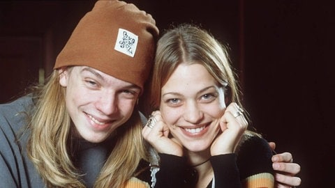 Nilz Bokelberg und Heike Makatsch bei VIVA (Foto: IMAGO, imago/teutopress) Nilz Bokelberg und Heike Makatsch bei VIVA