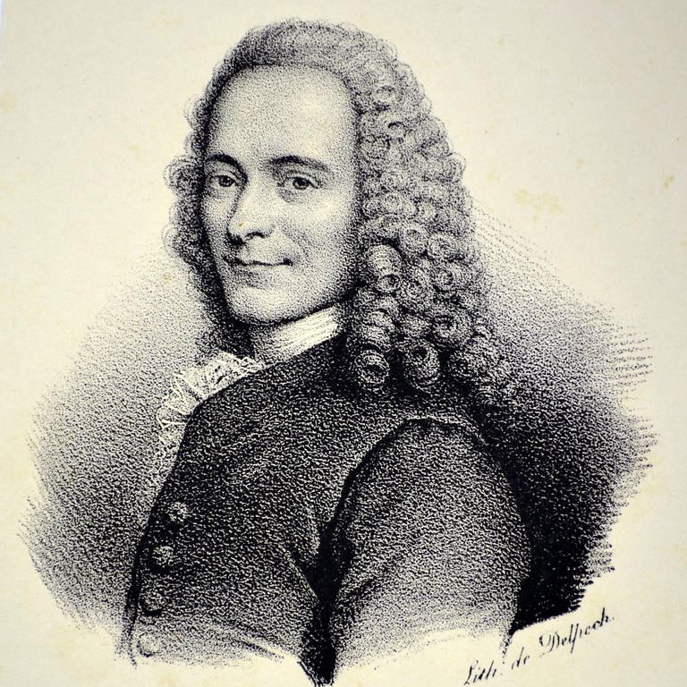 Voltaire (1694-1778) wurde als François-Marie Arouet geboren.