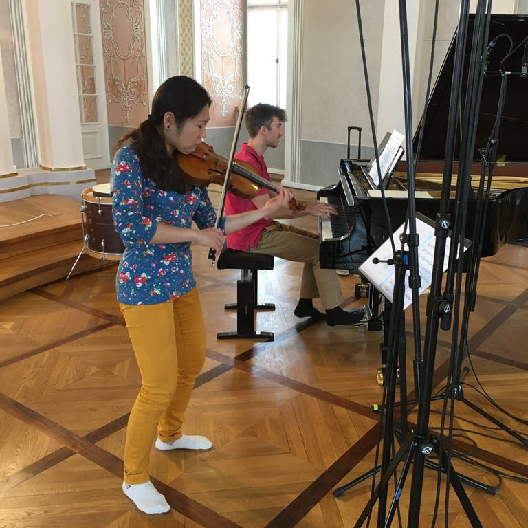 Tianwa Yang und Nicholas Rimmer spielen Ravel und Antheil (Foto: Pressestelle, Doris Blaich)