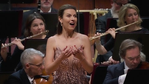 Chen Reiss und das SWR Symphonieorchester (Foto: SWR) Chen Reiss und das SWR Symphonieorchester