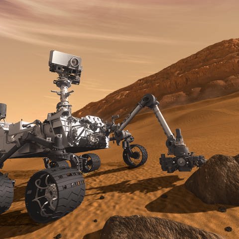 Symbolbild: Nasa-Rover auf dem Mars