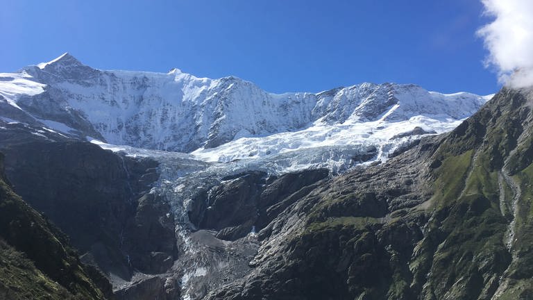 Der Untere Gletscher bei Grindelwald im Berner Oberland: Vor 150 Jahren reichte er bis zu der Stelle, wo das Foto geschossen wurde.