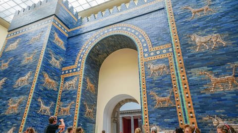 Ischtar-Tor im Berliner Pergamonmuseum.