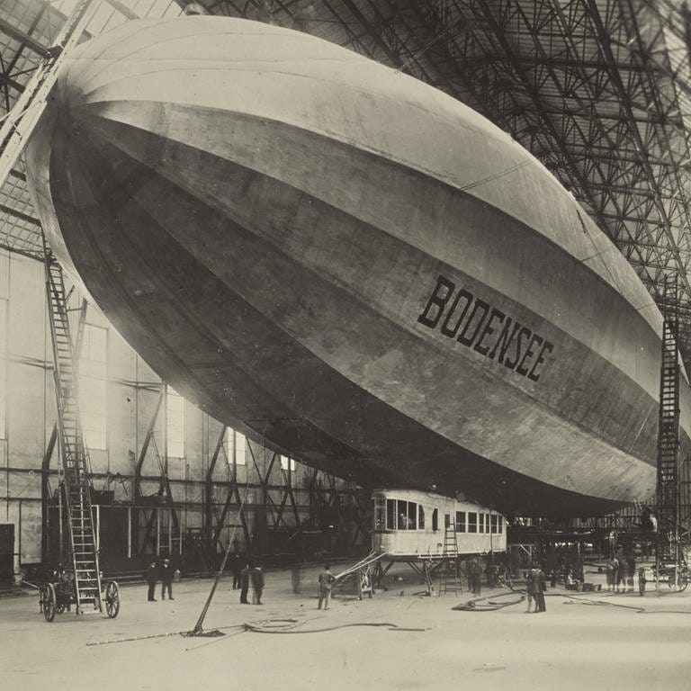 Das Luftschiff "Bodensee" um 1919