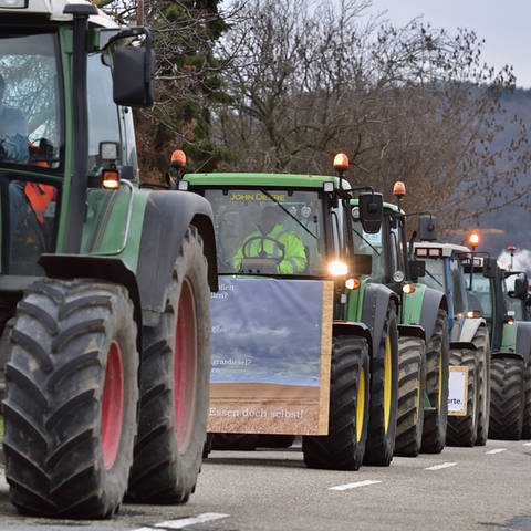 Demonstration der Landwirte (Foto: IMAGO, IMAGO / Daniel Kubirski)