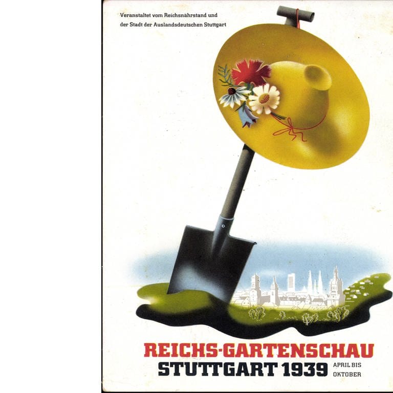 Plakat zur Reichsgartenschau Stuttgart 1939 (Foto: picture-alliance / Reportdienste, picture alliance / arkivi)
