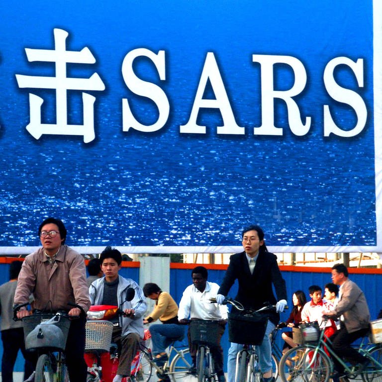 China: Ursprung der SARS-Pandemie 2002 - 2004.  (Foto: picture-alliance / Reportdienste, Yang Xi)