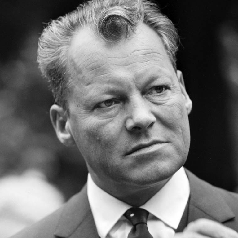 Der der regierende Buergermeister von Berlin, Willy Brandt, im Jahr 1963