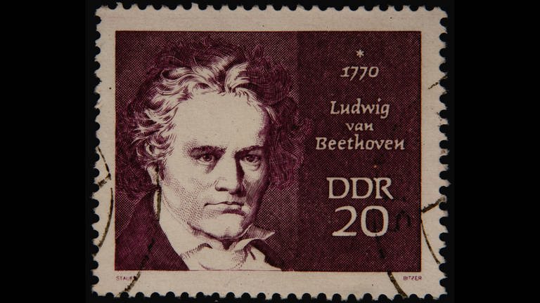 Ludwig van Beethoven (Briefmarke der DDR)