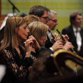 Orchestermusiker beim Musizieren (Foto: SWR, Kristina Schäfer)