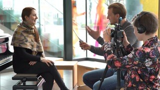 Journalististen Volos beim Dreh für ein Webvideo (Foto: SWR) Journalististen Volos beim Dreh für ein Webvideo