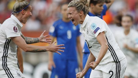 Schreiende Spielerinnen bei der UEFA: Forschung besagt, dass sich Schreie durch sechs verschiedene Emotionen unterscheiden lassen
